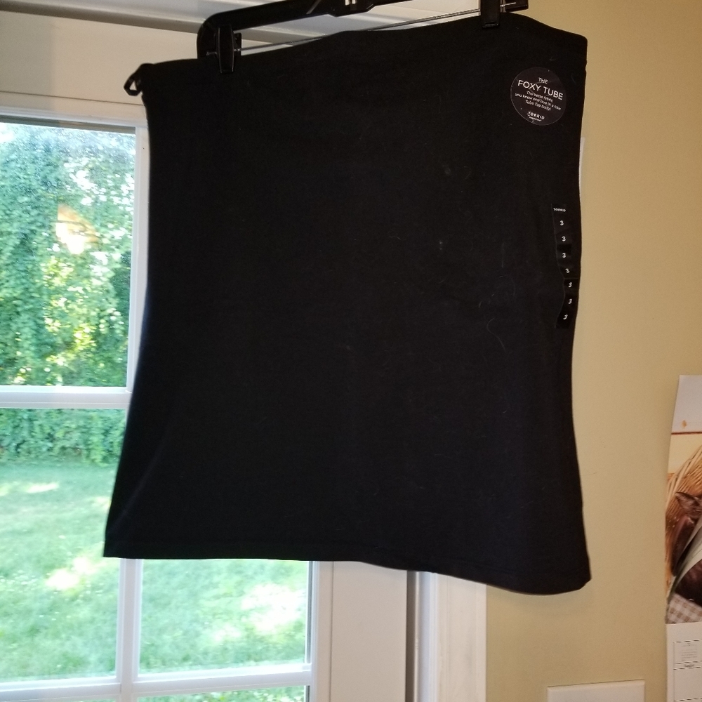 NWT - Torrid foxy tube top white - size 3